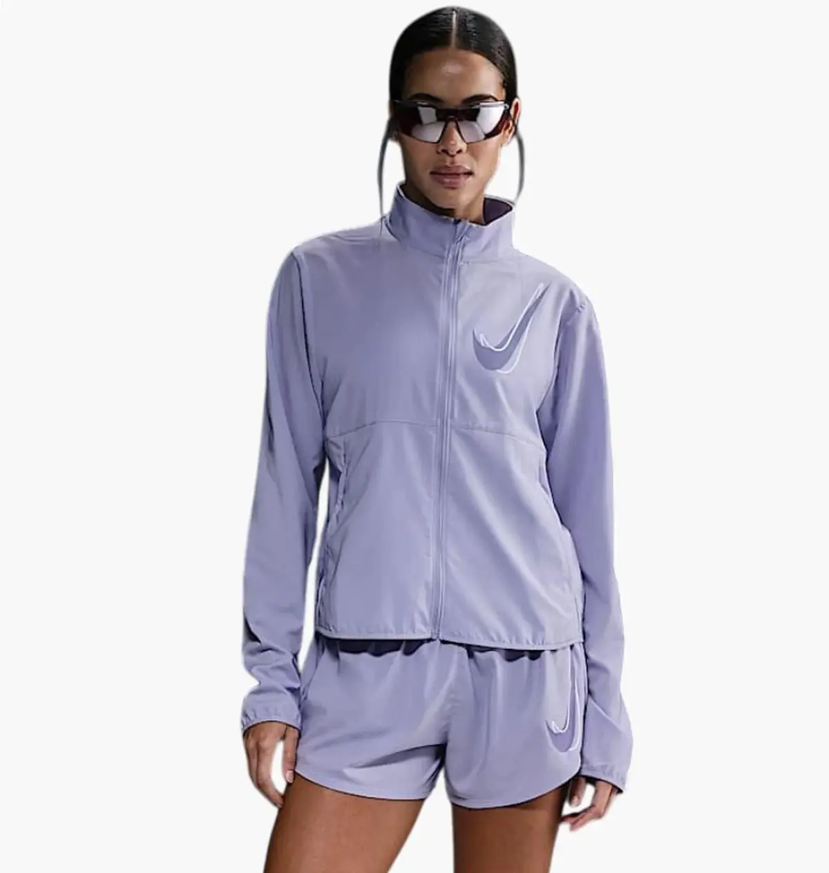 Кофта женские Nike Swoosh Dri-Fit Violet