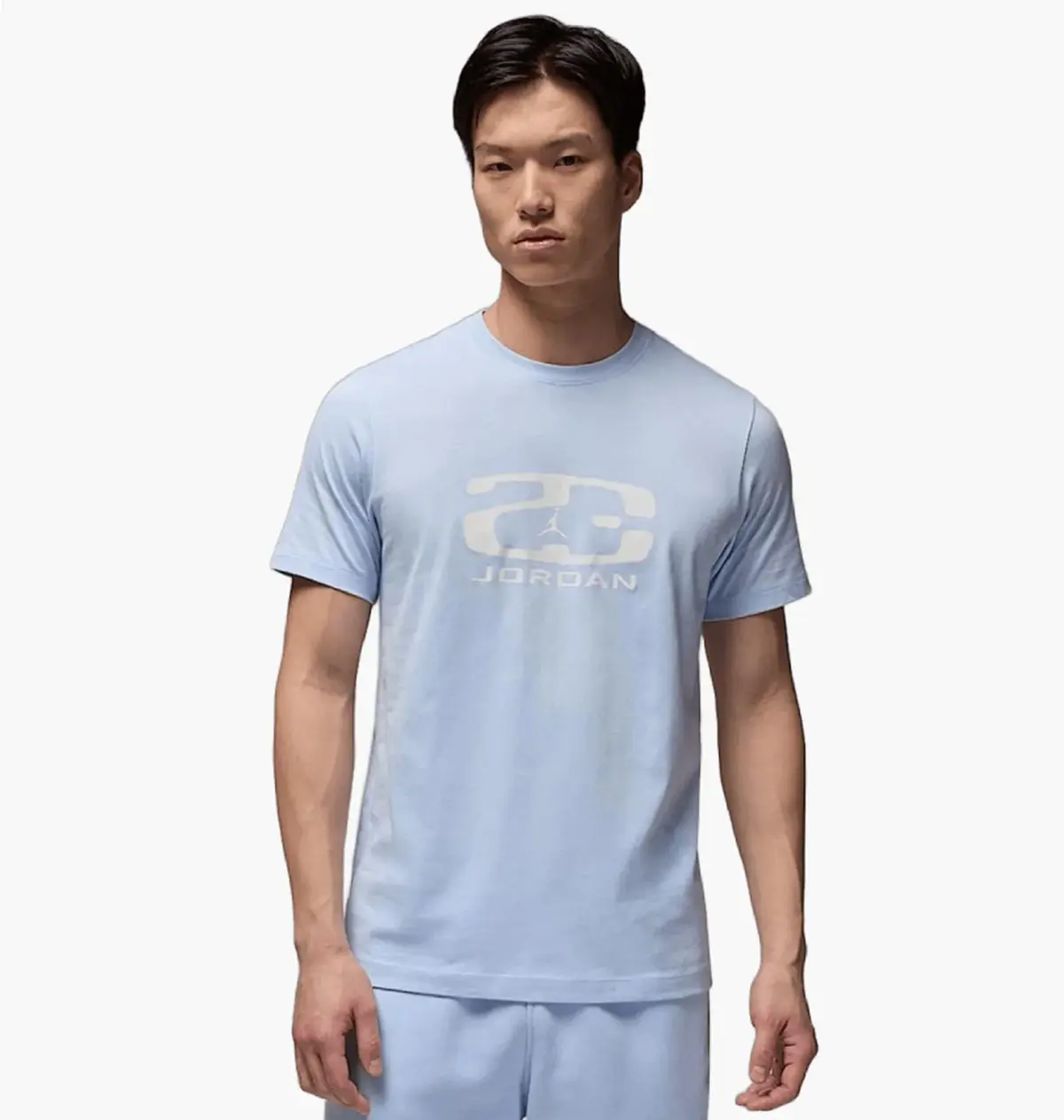 Футболка мужская Jordan Flt Ess Hbr Ss Crew Light Blue