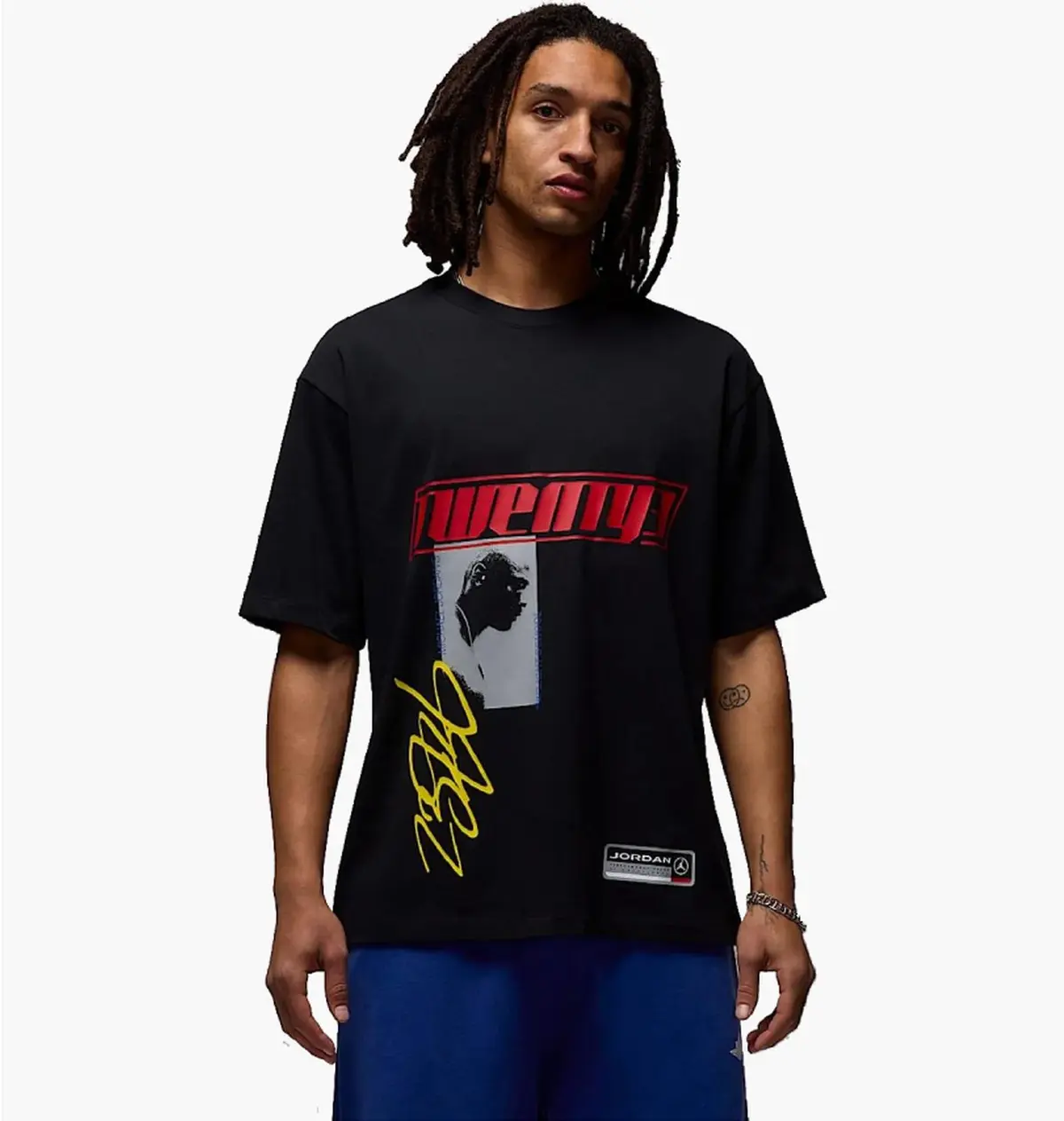 Футболка мужская Jordan Ess Ovsz Ss Crew Black