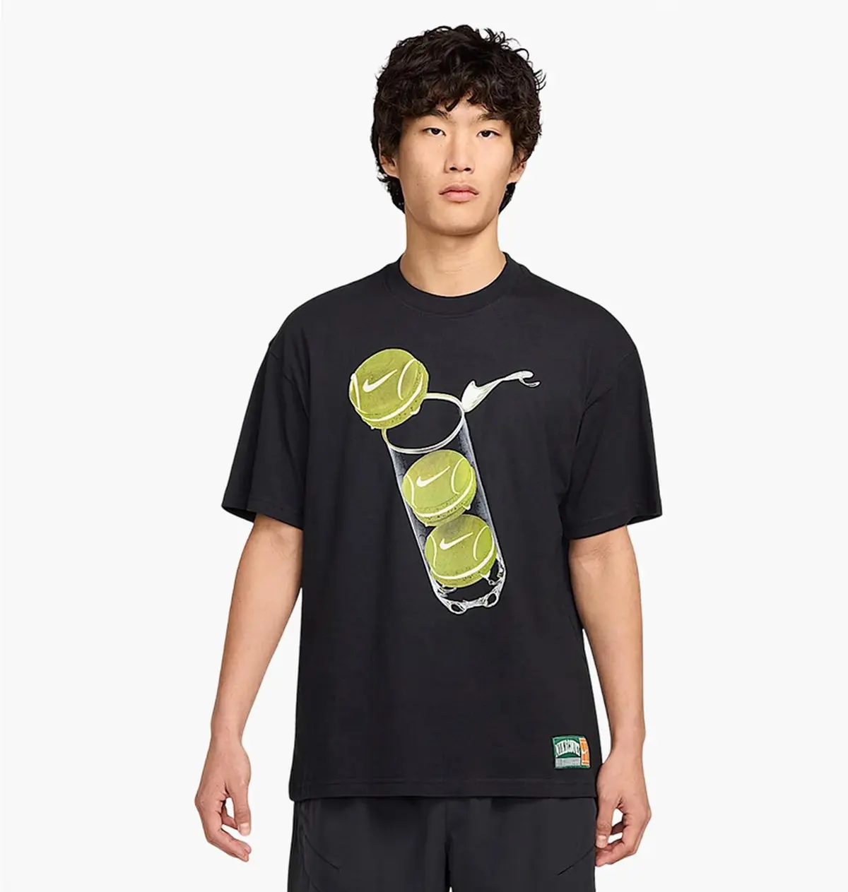 Футболка чоловіча Nike Court M90 Tennis Black