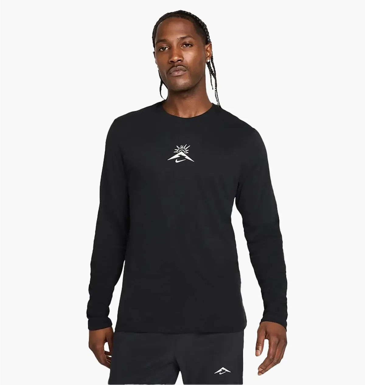 Кофта чоловіча Nike Df Ls Trail Ssnl Black
