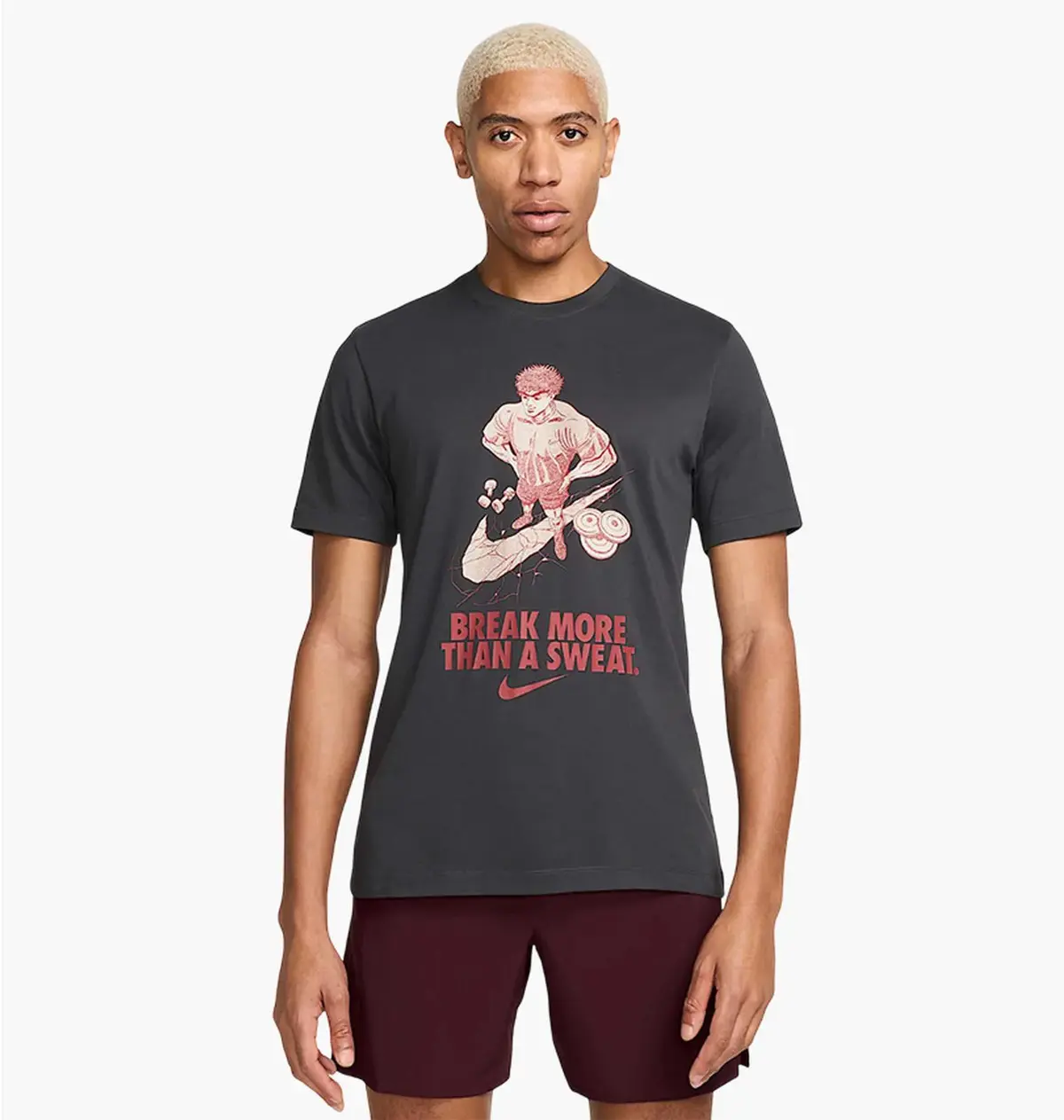 Футболка чоловіча Nike Iykyk Fitness Grey