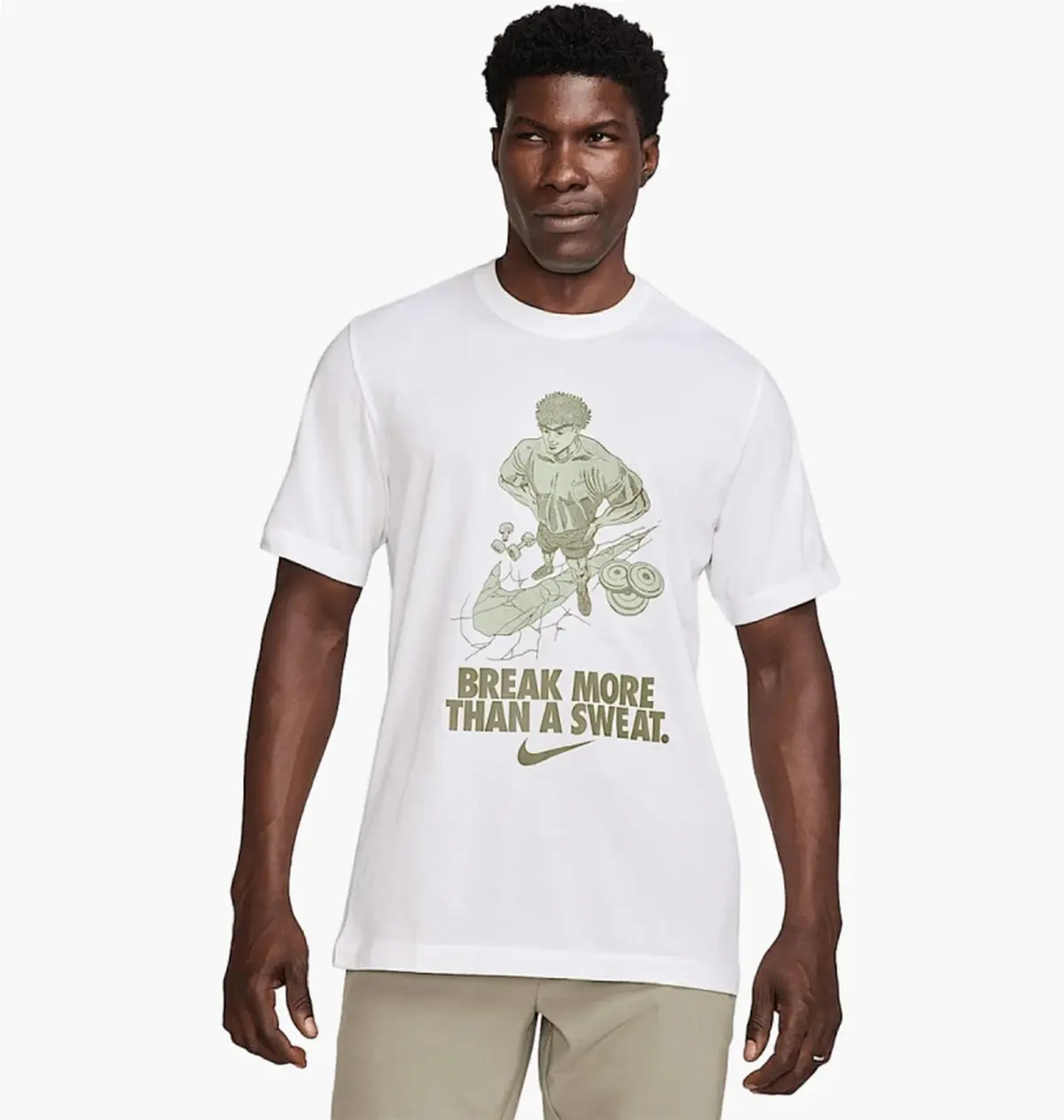 Футболка чоловіча Nike T-Shirt Training White
