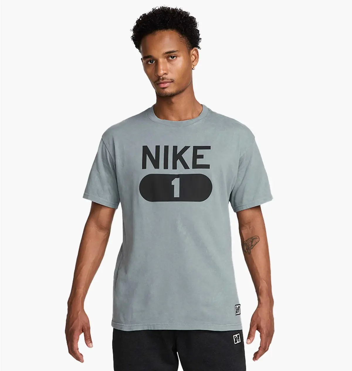 Футболка чоловіча Nike Tee Gym Culture Grey