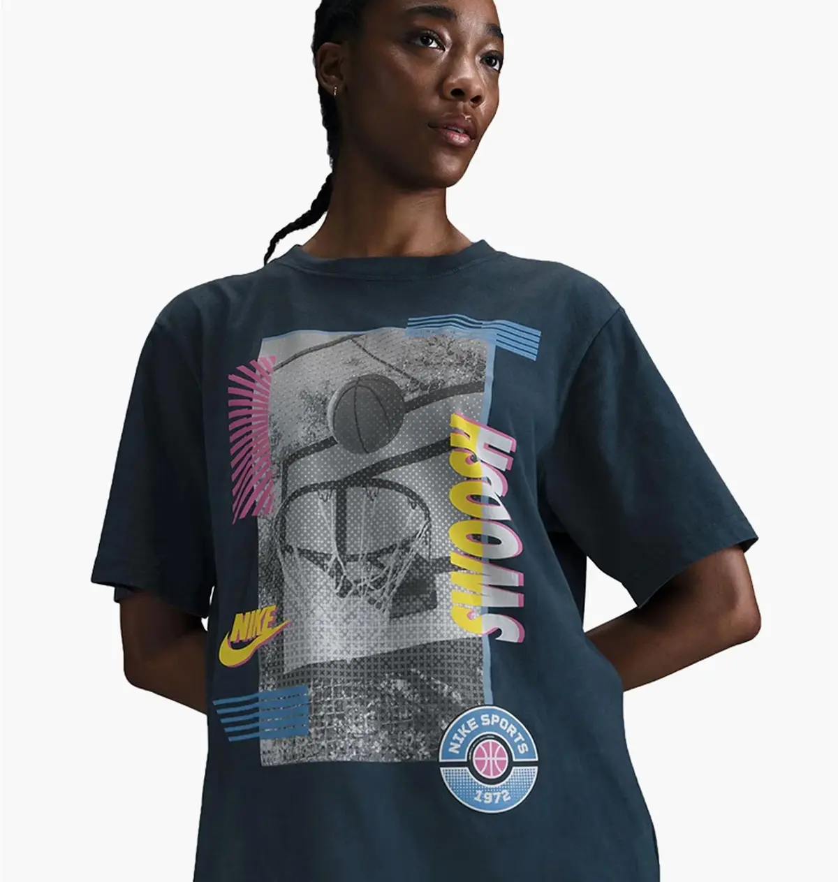 Футболка жіноча Nike Wmns Loose Short-Sleeve Basketball Tee