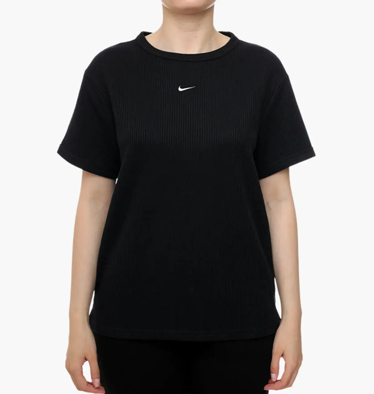 Футболка жіноча Nike Sportswear Chill Waffle Black