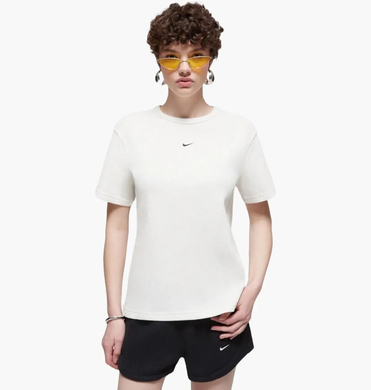 Футболка жіноча Nike Chll Wfl Ss Beige