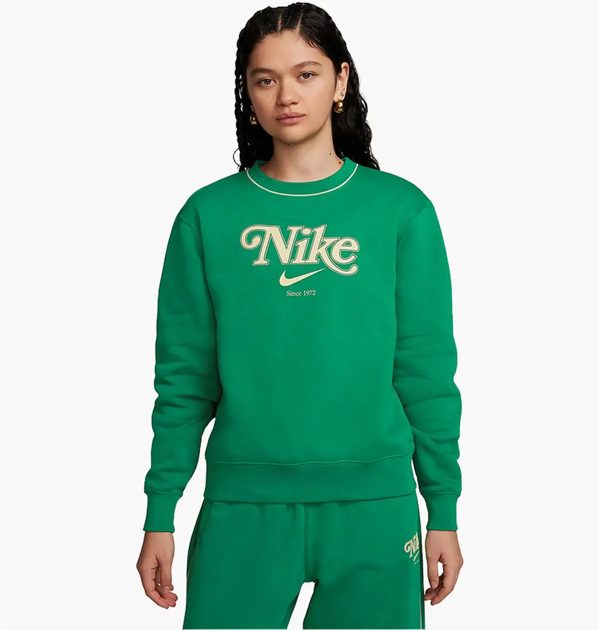 Кофта женские Nike Sportswear Fleece-Sweatshirt Green