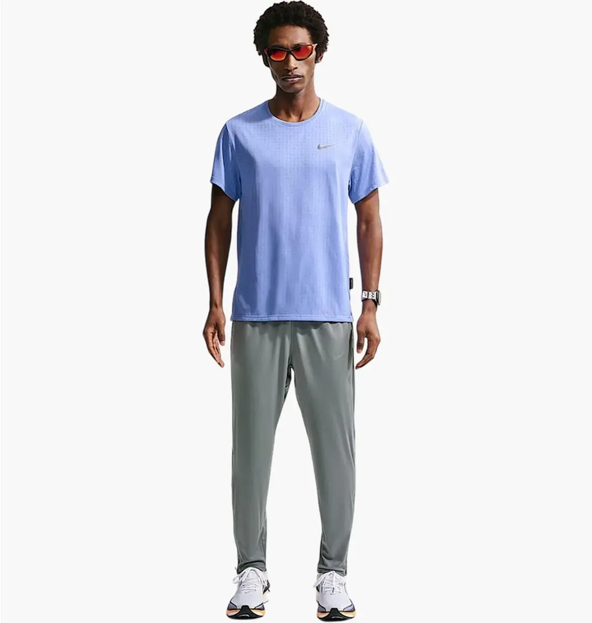 Футболка чоловіча Nike Miler Breathe Running T-Shirt Violet