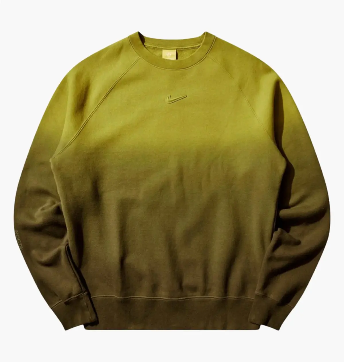 Кофта мужская Nike Nocta Fleece Cs Crew оливковая HJ6338-390