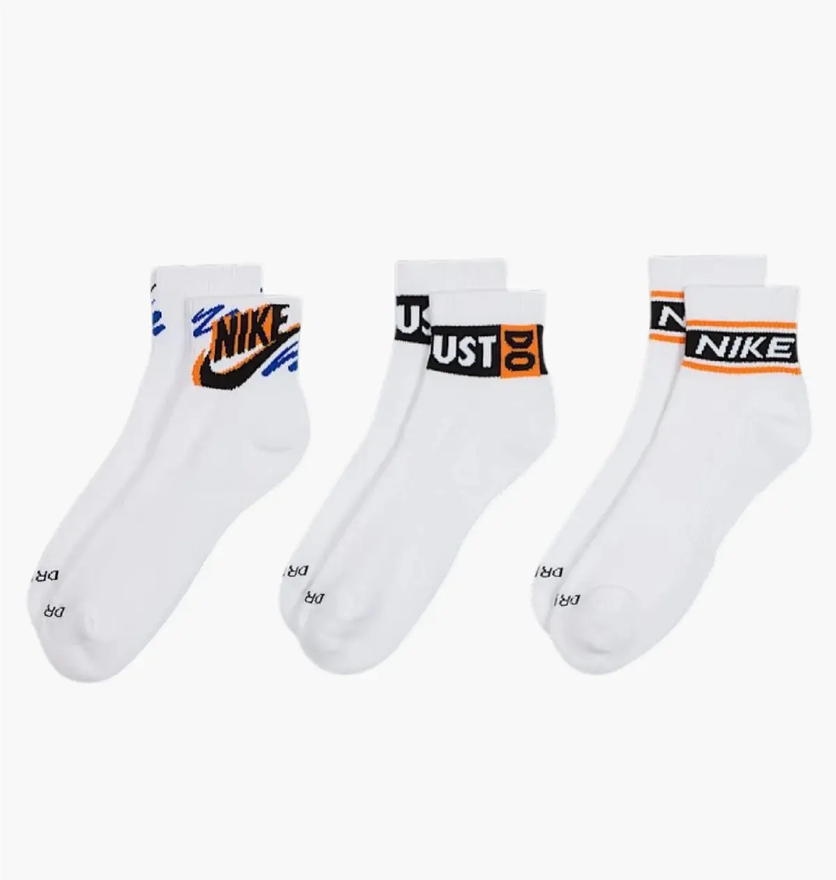 Шкарпетки Nike Ed Pls Ankle Sport (3 ) White