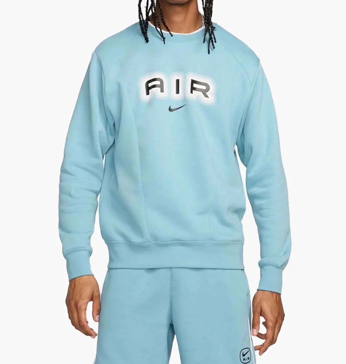 Кофта чоловіча Nike Sw Air Crew Light Blue