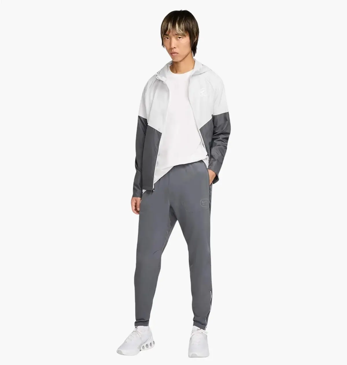 Спортивний костюм чоловічий Nike Air Run Grey/White