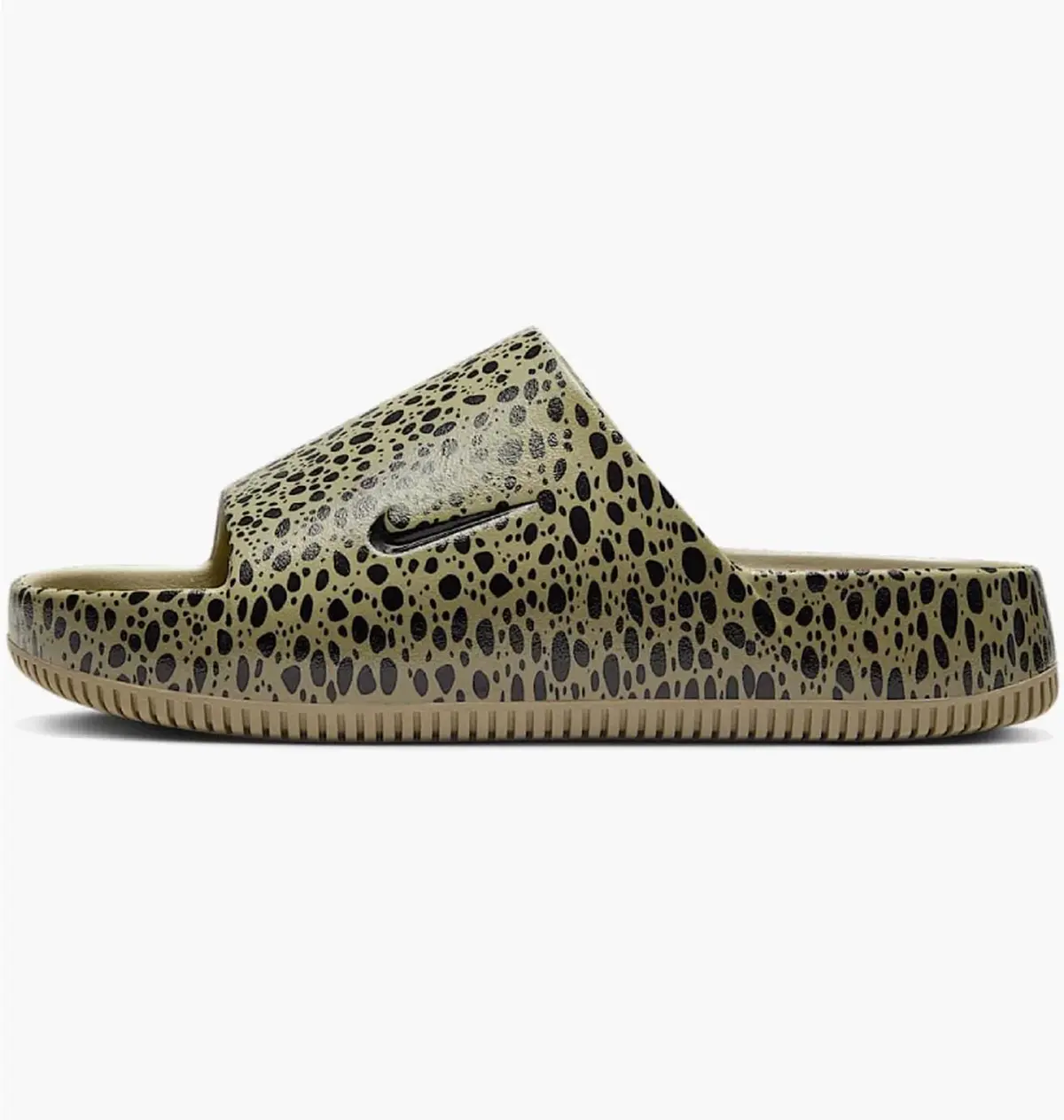 Тапочки жіночі Nike Calm Slide Print Ns Olive