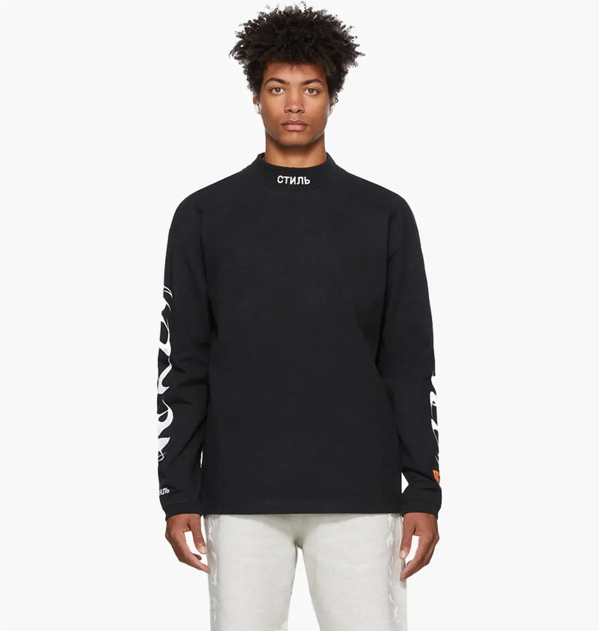 Кофта мужская Heron Preston Brush Longsleeve Black