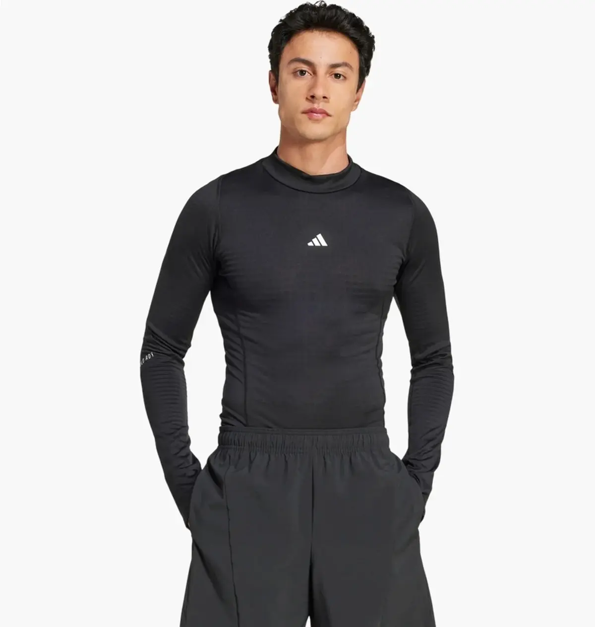 Кофта чоловіча Adidas Techfit Long-Sleeve Top Warm Shirt Red