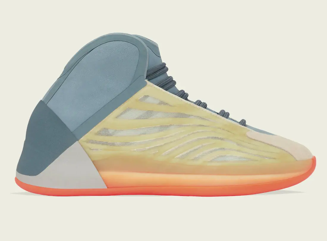 Кросівки чоловічі Adidas Yeezy Quantum “Hi-Res Coral”
