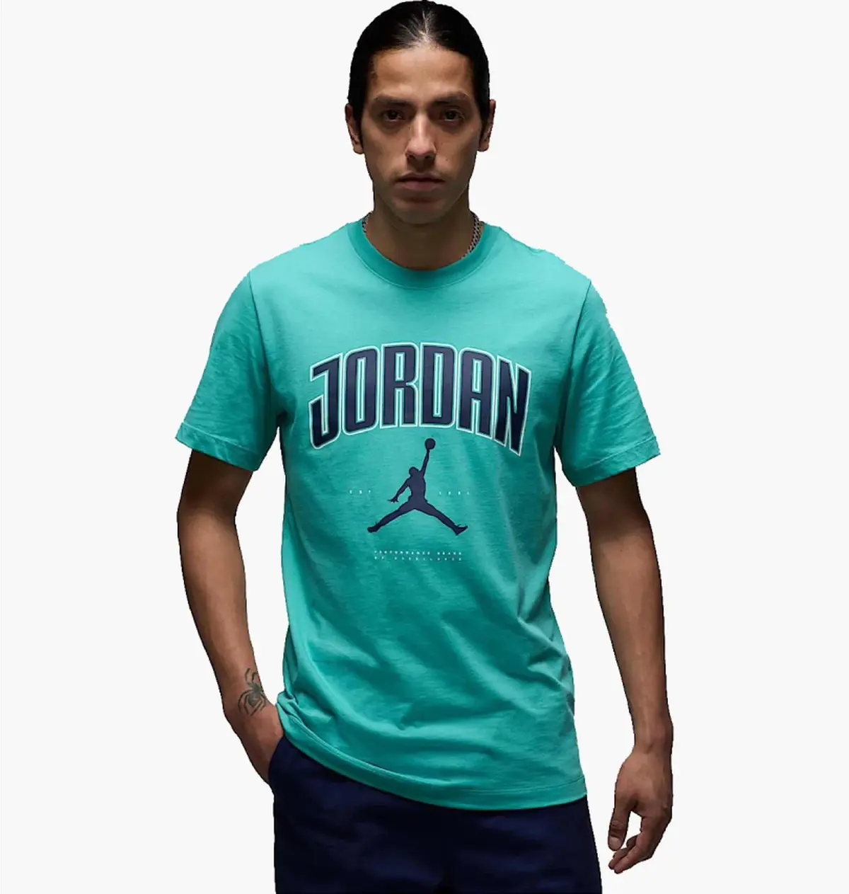 Футболка мужская Jordan J City 88 Ss Crew Turquoise