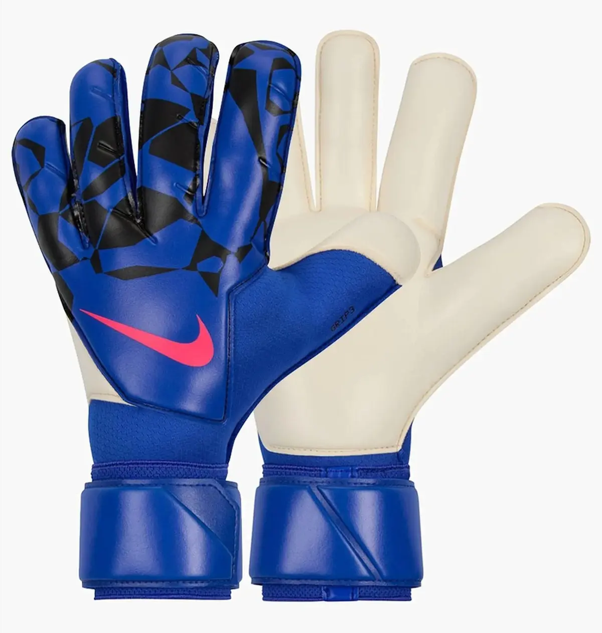 Футбольные перчатки унисекс Nike Grip3 Goalkeeper Soccer Gloves Blue