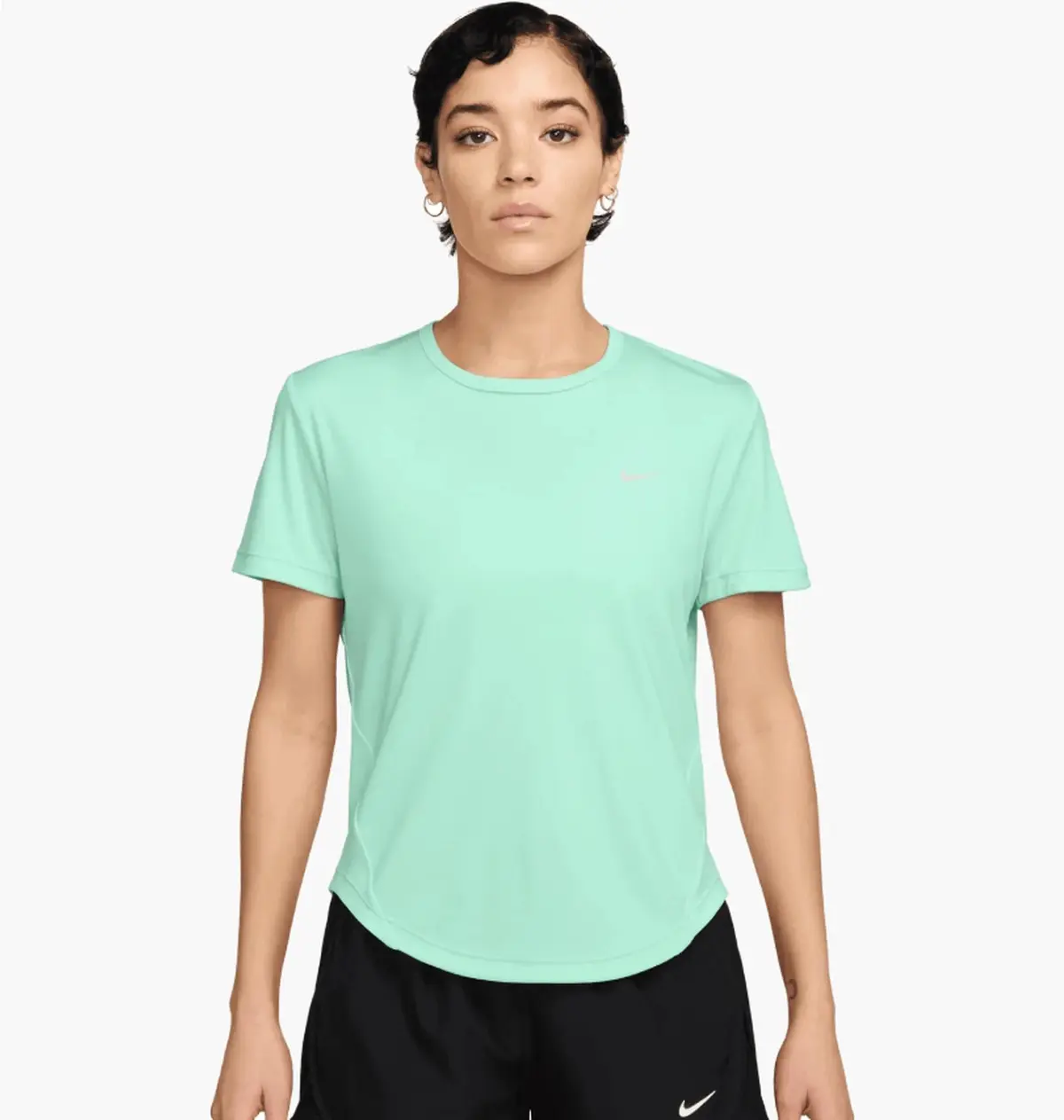 Футболка жіноча Nike Tempo Df Ss Turquoise