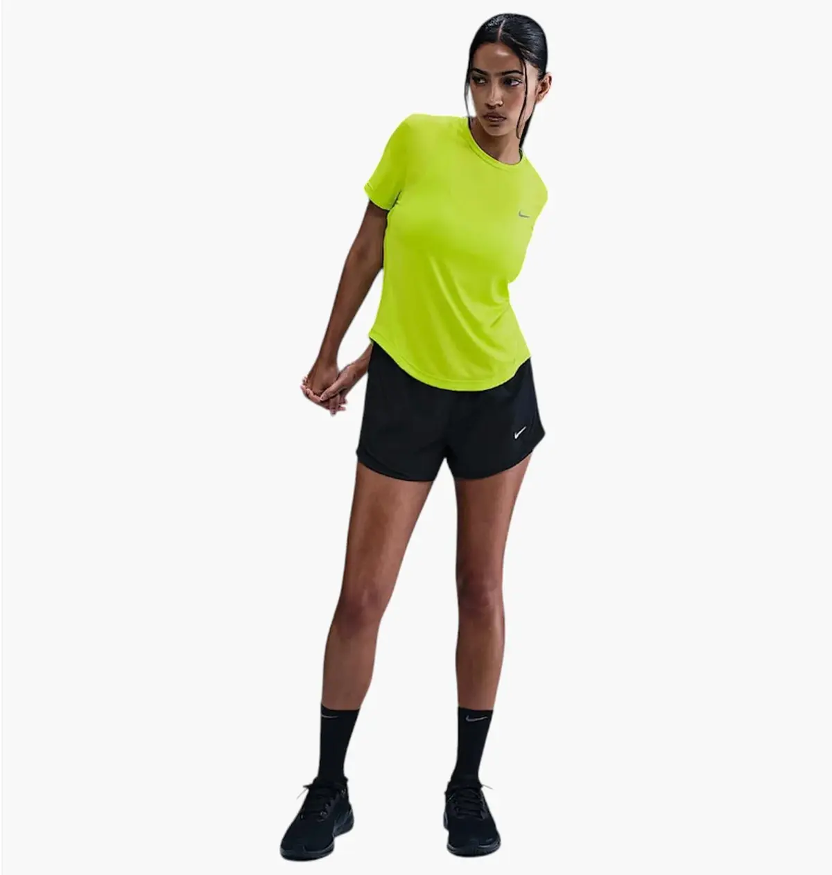 Футболка жіноча Nike W Nk Tempo Df Ss Top Yellow
