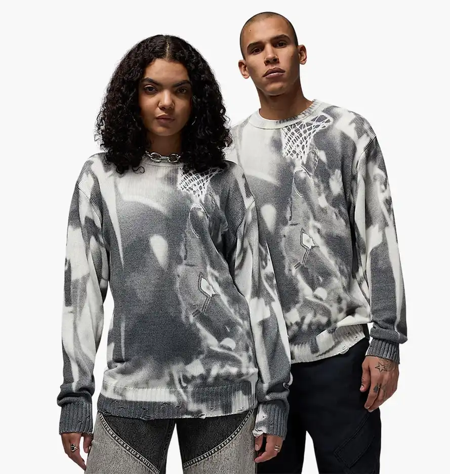 Кофта унісекс Jordan Knit White/Grey