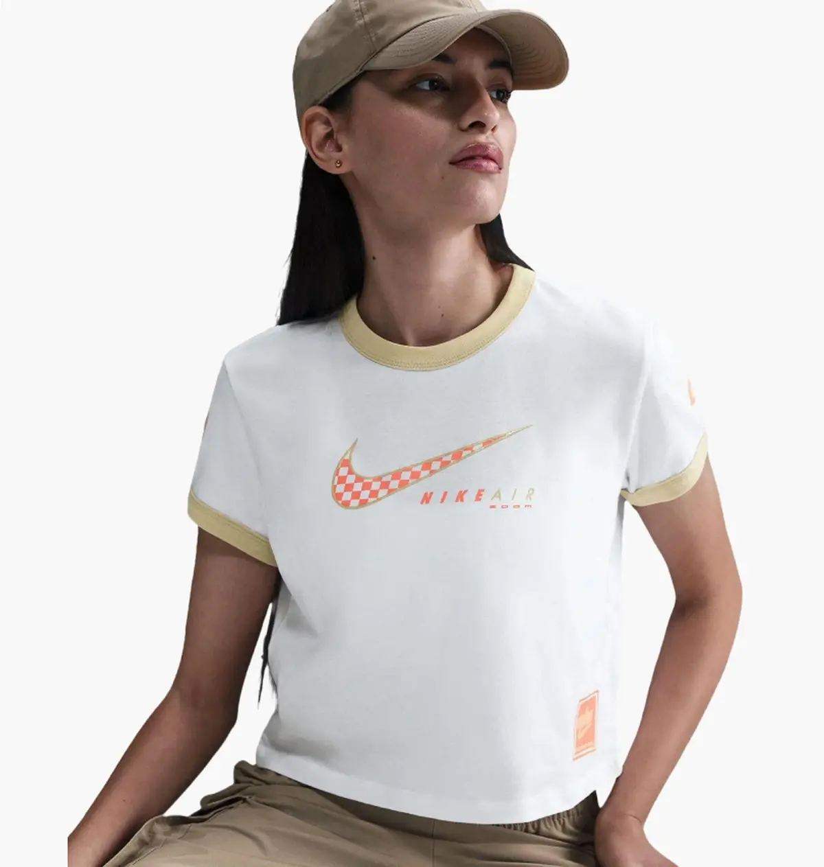 Футболка жіноча Nike Sportswear Club Moto Tee White