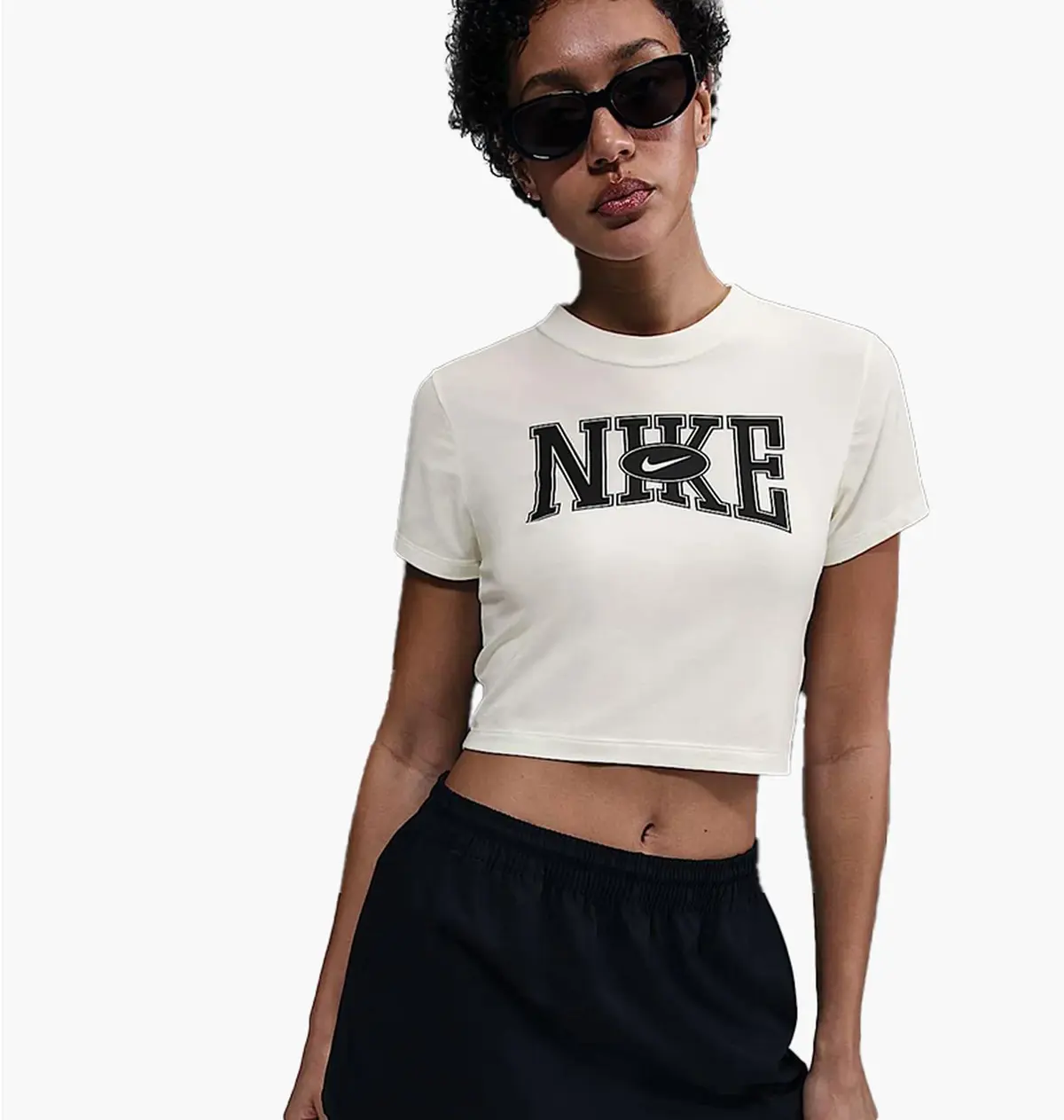 Футболка жіноча Nike Sportswear Slim Cropped T-Shirt Beige