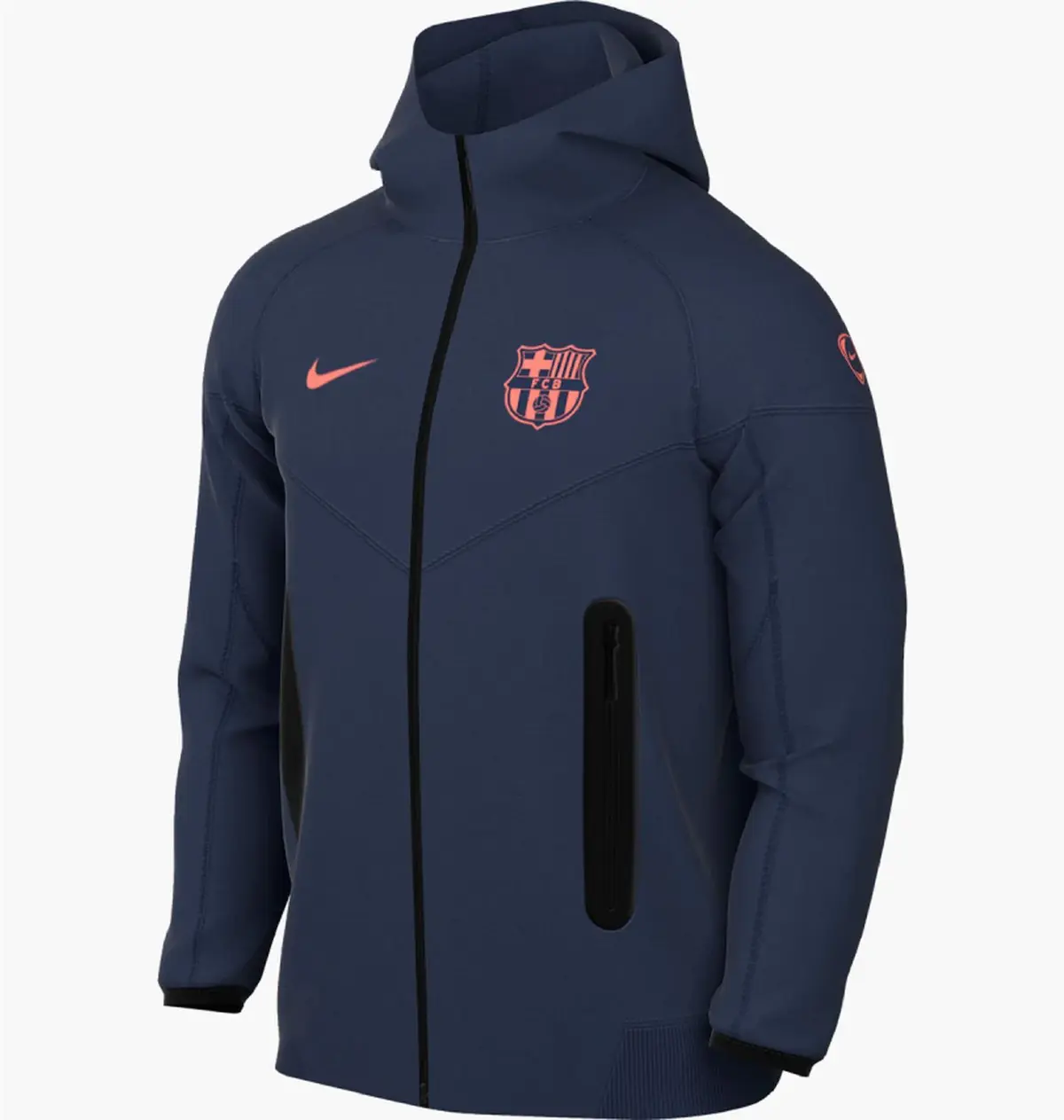Кофта чоловіча Nike Sportswear Fc Barcelona Tech Fleece Blue