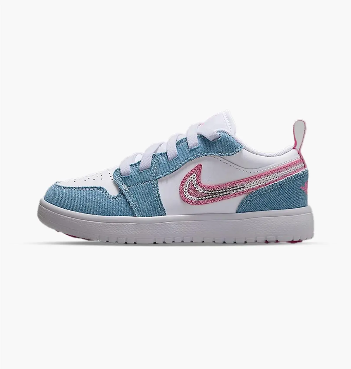 Кроссовки детские Jordan 1 Low Alt Se (Ps) Grey/Blue