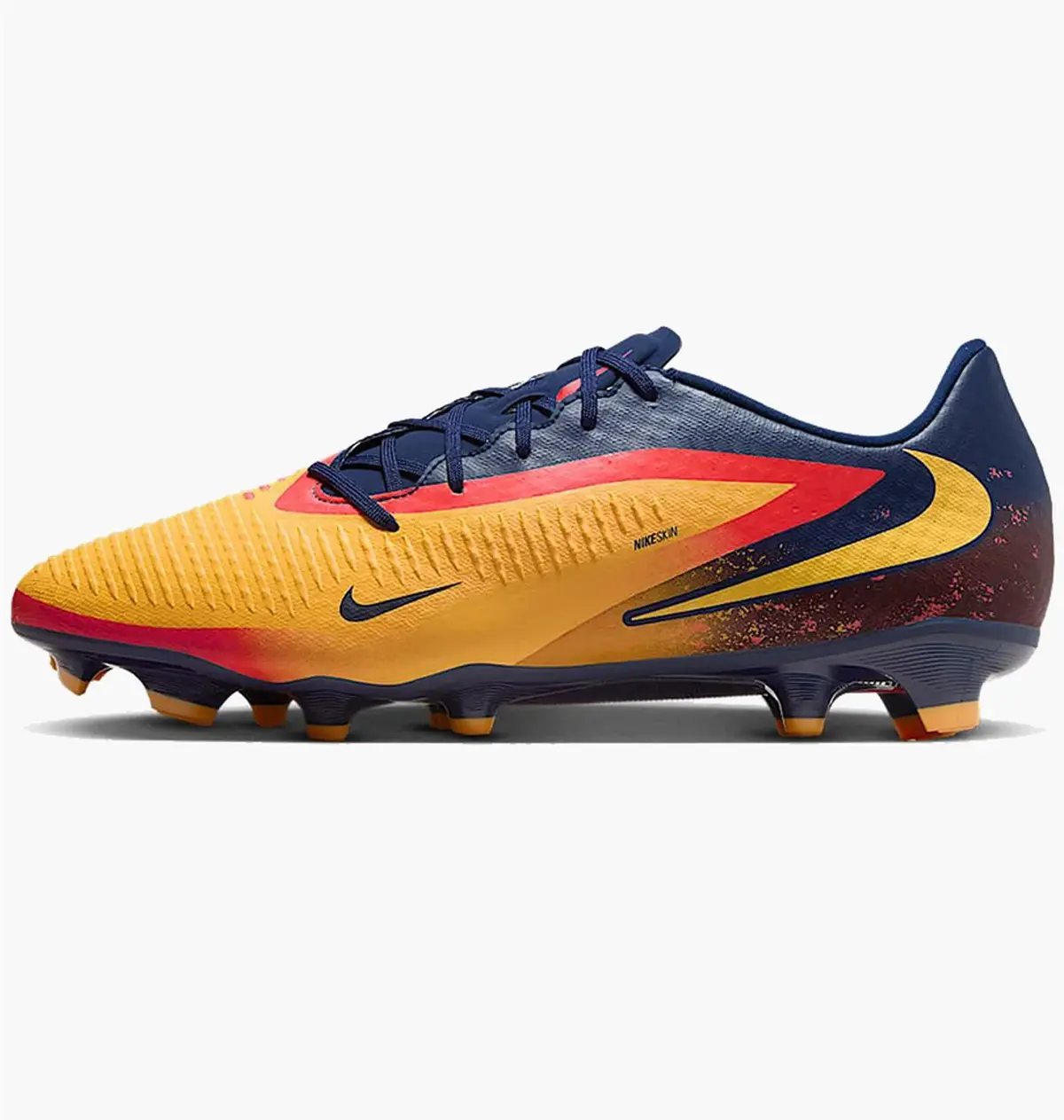 Бутсы мужские Nike Phantom 6 Low Acad Fg/Mg Eh Orange/Blue