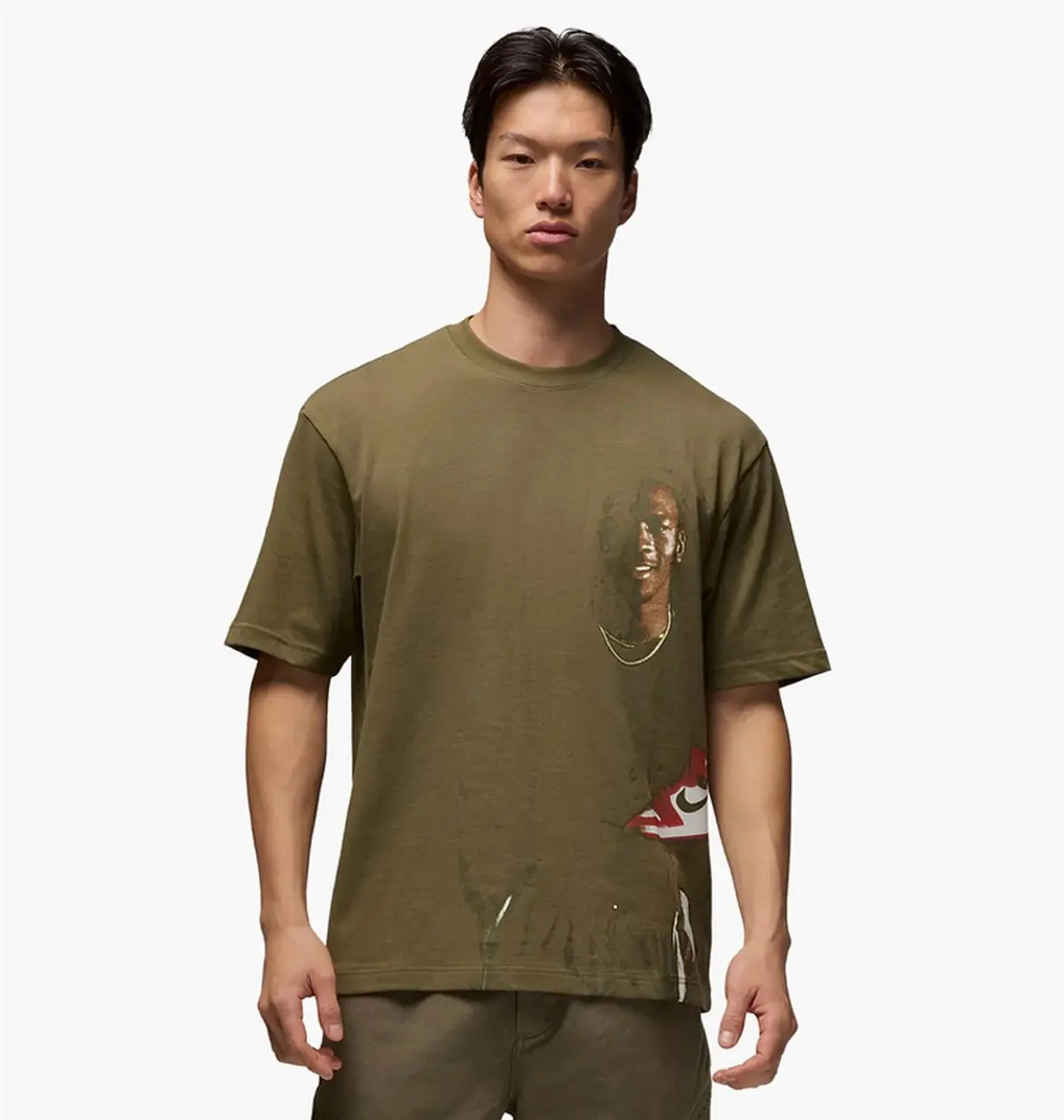 Футболка мужская Jordan Crew-Neck T-Shirt Olive