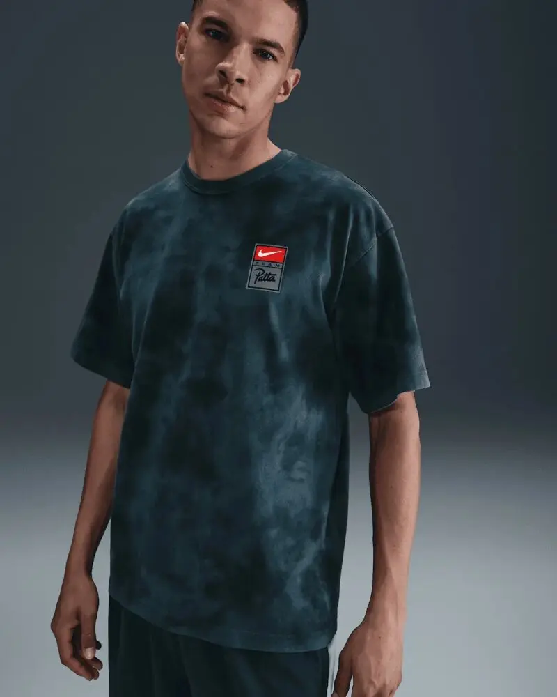 Футболка чоловіча Nike X Patta NRG Ss Tee GX Wash синя HQ3907-416