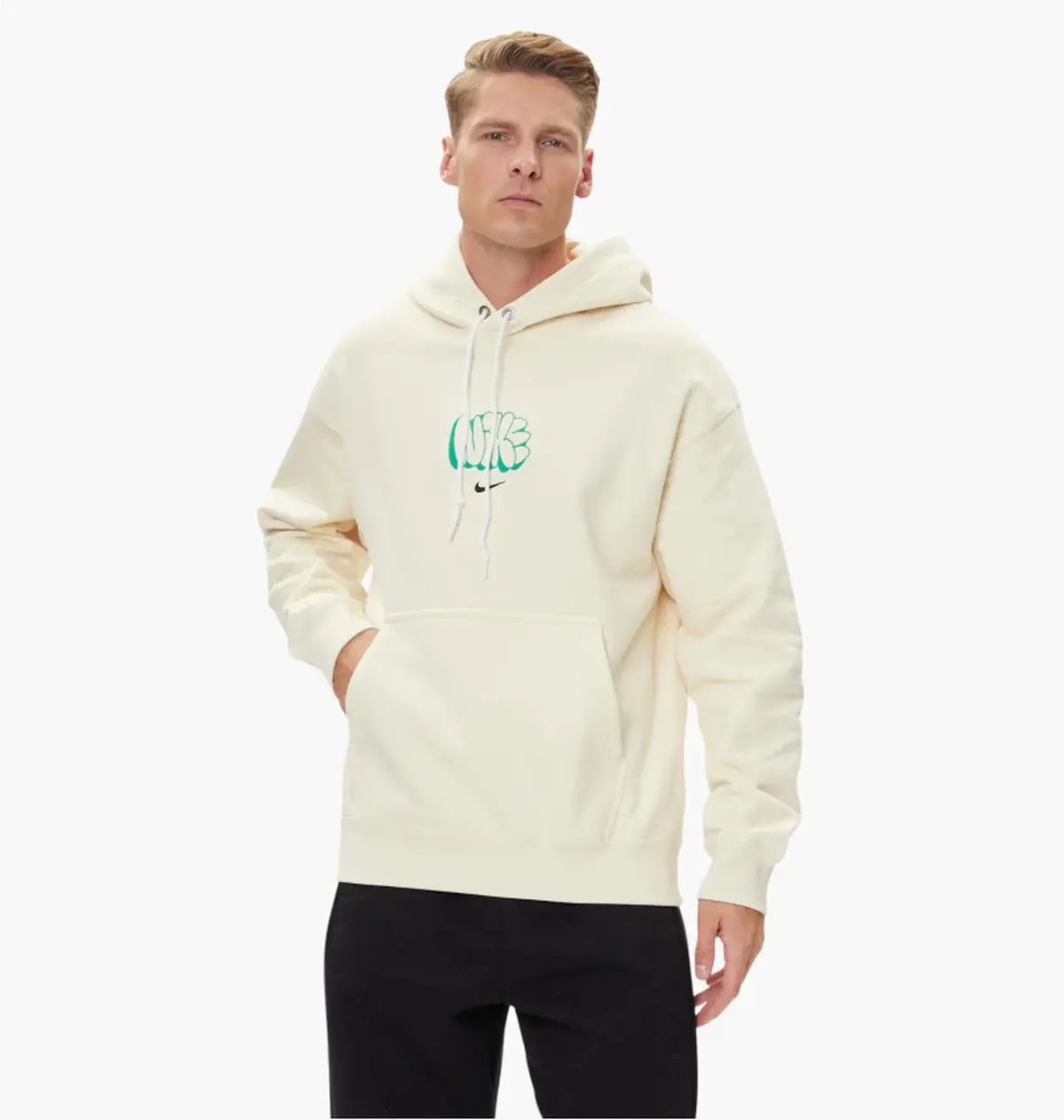 Кофта чоловіча Nike Solo Swoosh Regular Fit Yellow