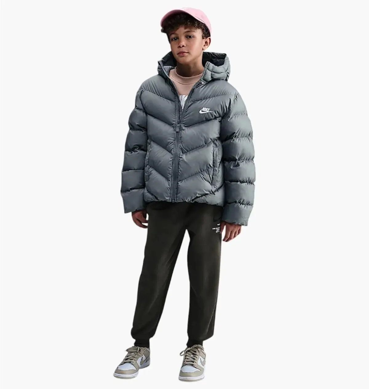 Куртка детская Nike Sportswear All Day Play Therma-Fit Puffe Grey