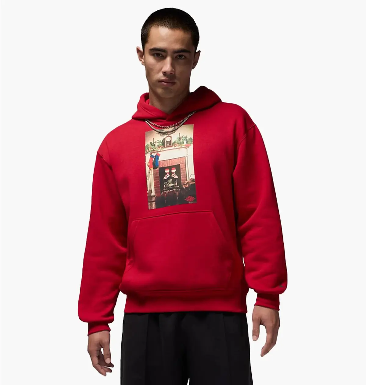 Кофта чоловіча Jordan Jm Chimney Flc Po Red