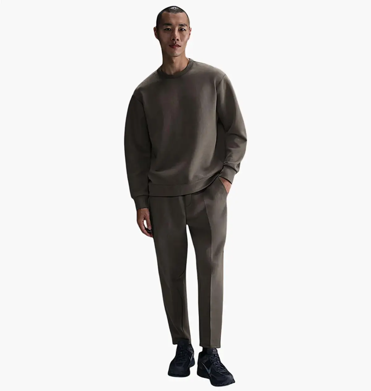 Кофта чоловіча Nike Df Etc Is Crew Olive