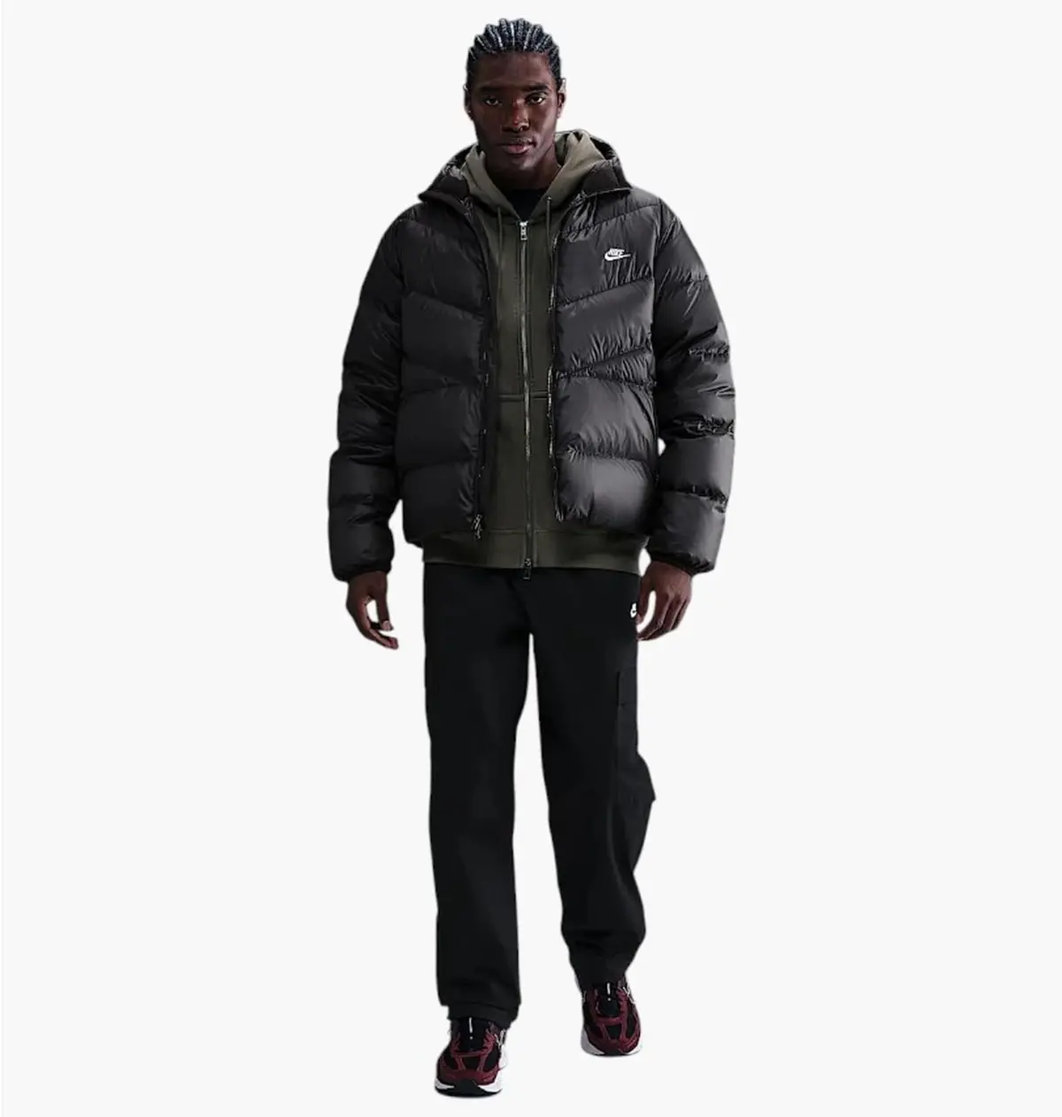 Куртка чоловіча Nike M Windrunner Stmnt Dwn Jkt Black