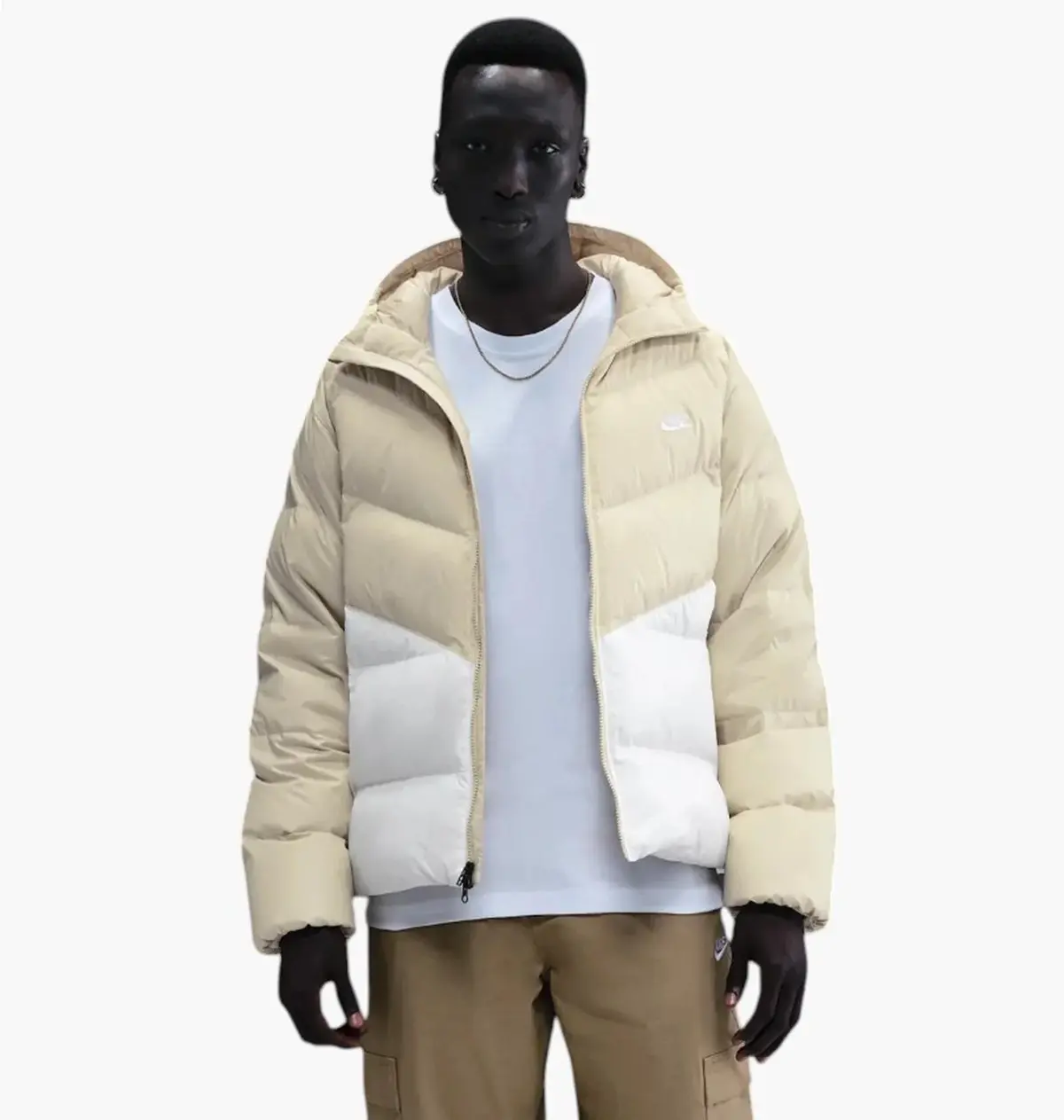 Куртка чоловіча Nike Windrunner Beige/White