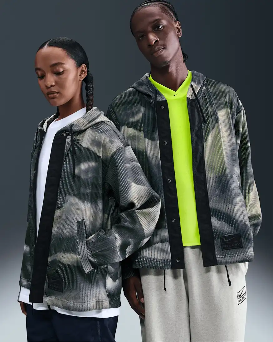 Кофта унисекс Nike X Stüssy Ghillie All-Over Print Hoodie