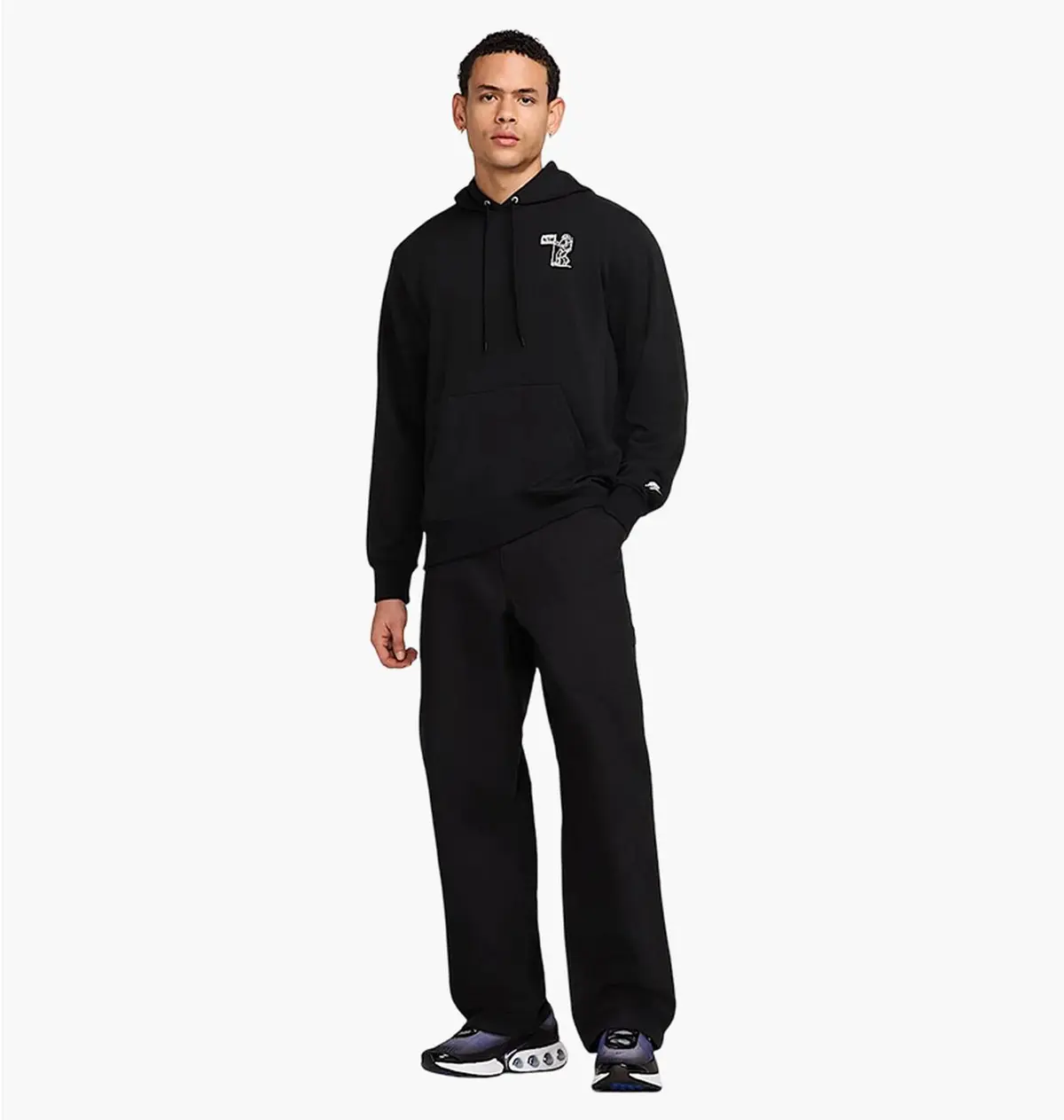 Спортивний костюм чоловічий Nike Club Ft Po Hdy Moon Gfx Black