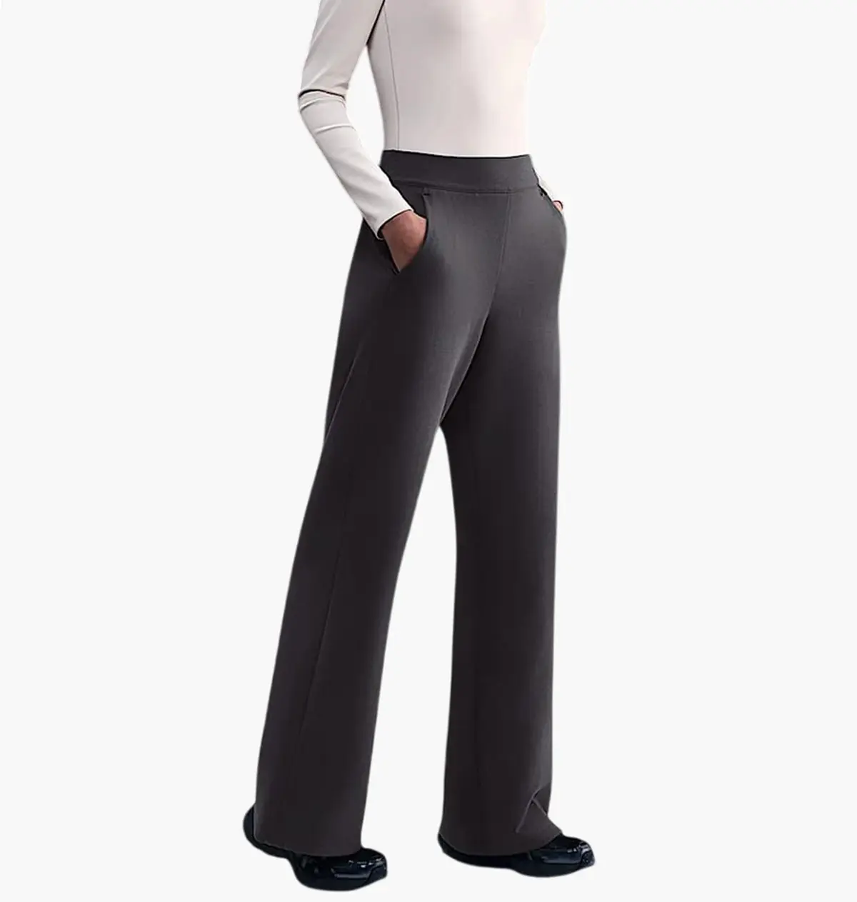 Брюки женские Nike Nk 24.7 Df Flare Pnt Sft Knt Black