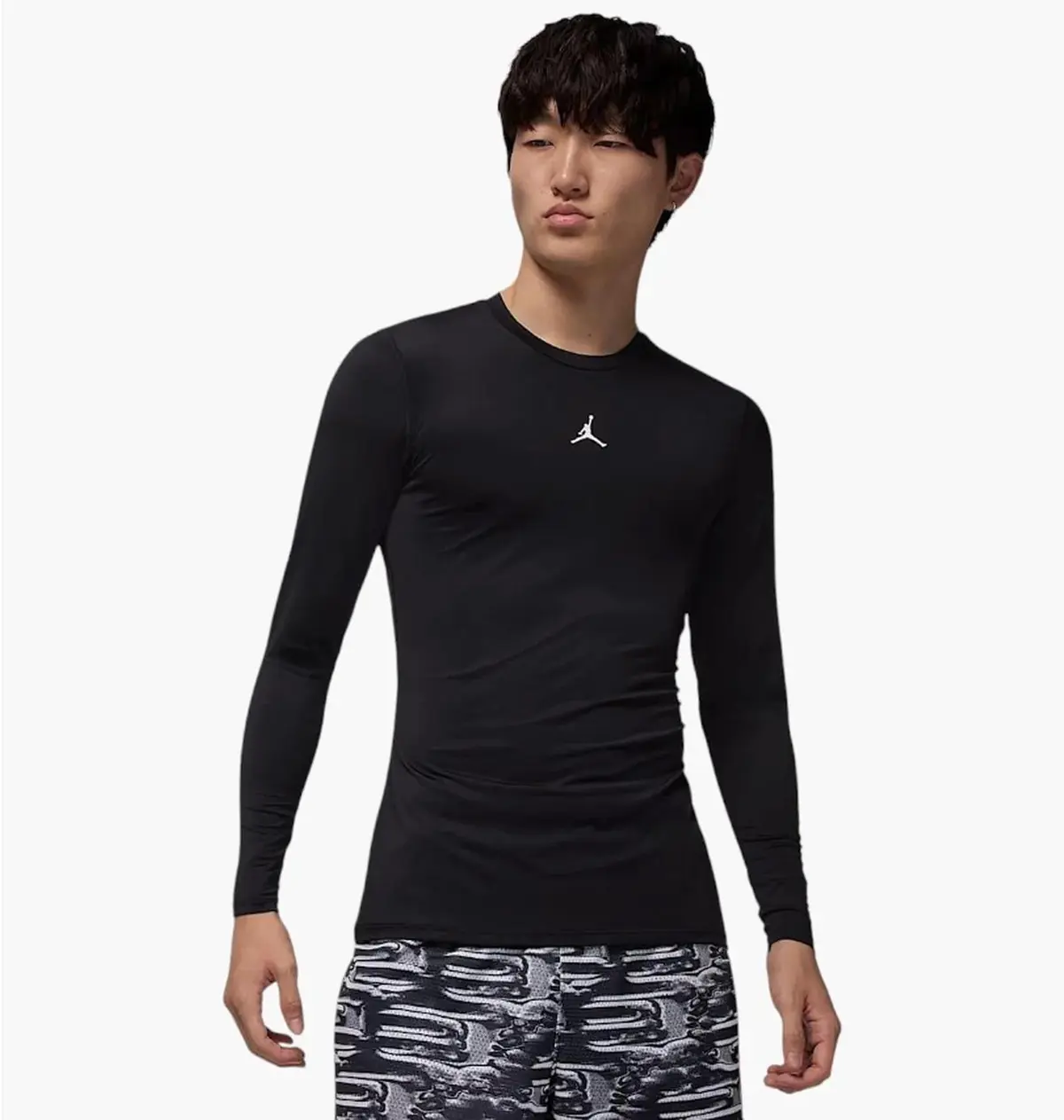 Кофта чоловіча Jordan M Df Sprt Ls Baselayer Black