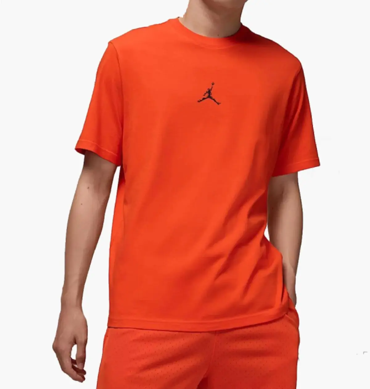 Футболка мужская Jordan Df Sprt Ss Crew Orange