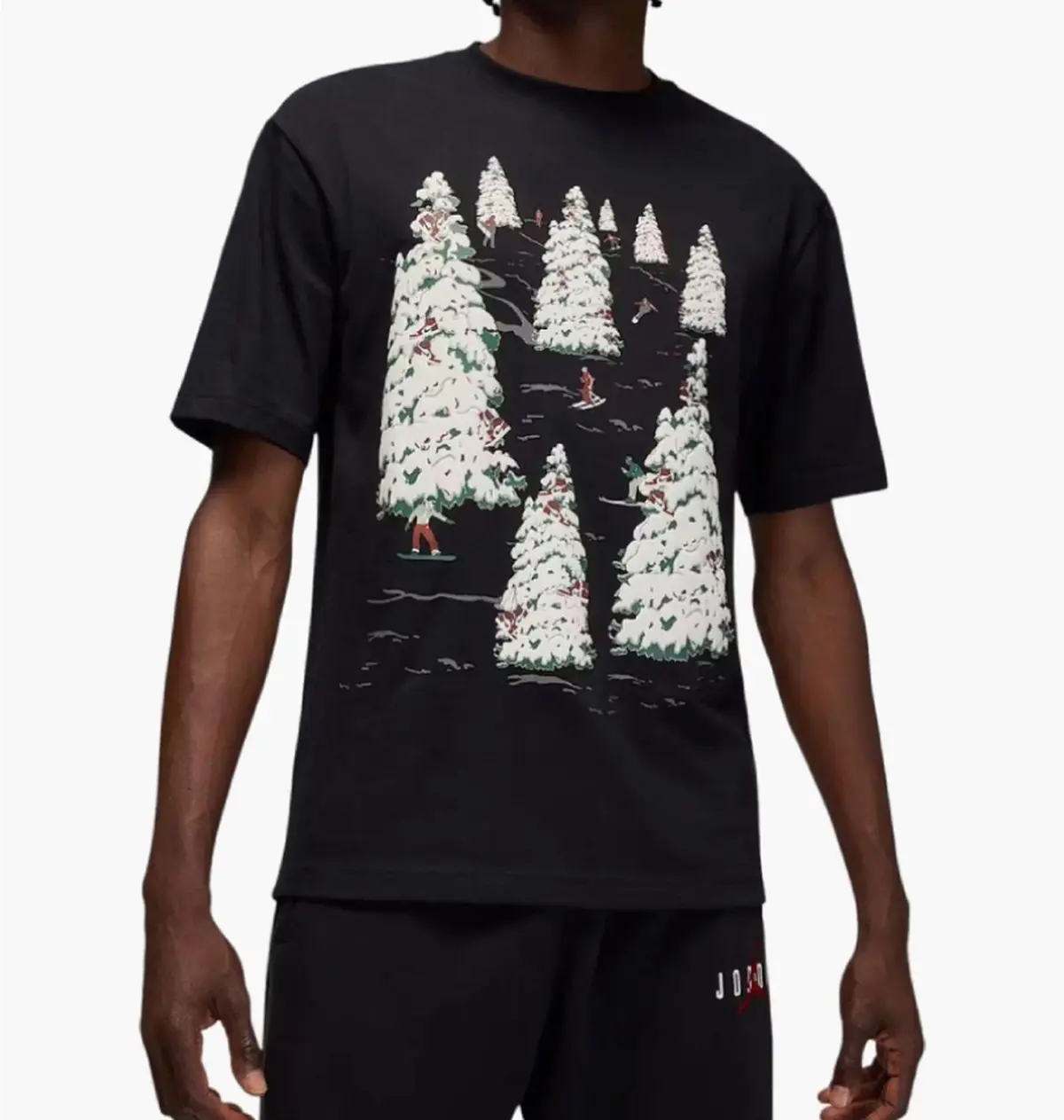 Футболка мужская Jordan Brooklyn Holiday Gfx Black