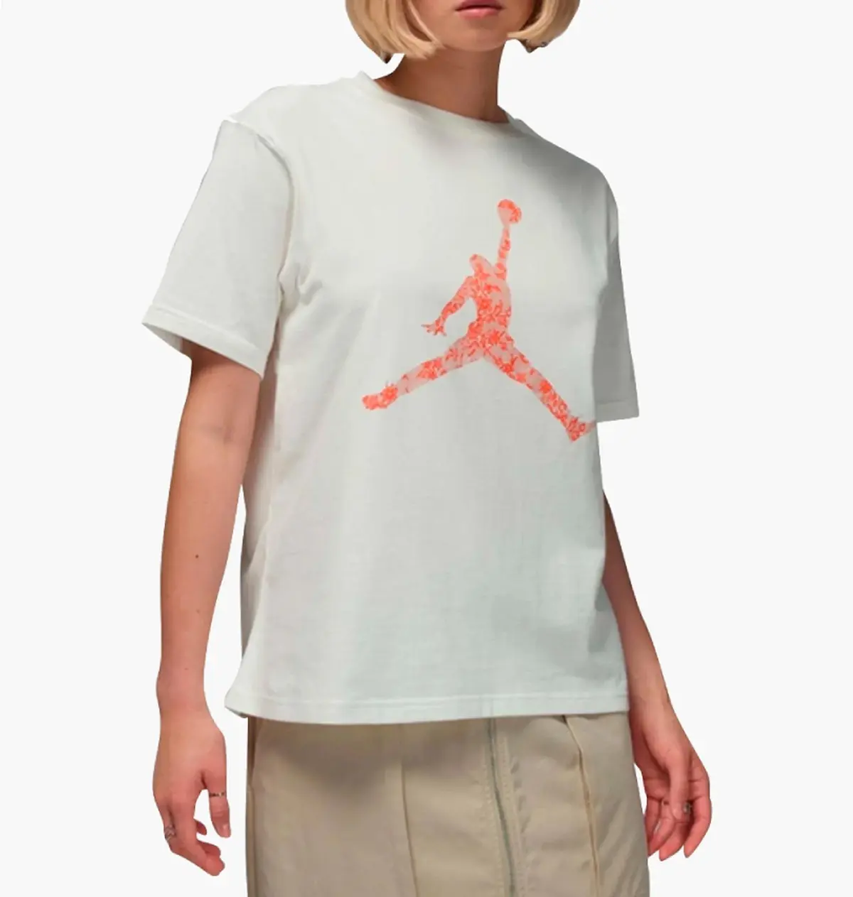 Футболка жіноча Jordan Brk Ss Gf Gfx Tee Lace Beige