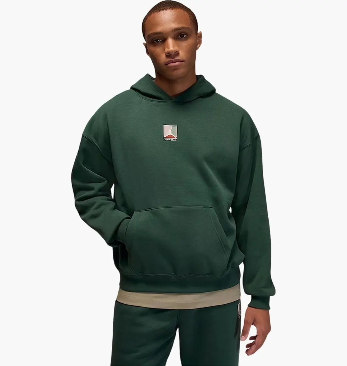 Кофта чоловіча Jordan Brooklyn Fleece Graphic Pullover Green