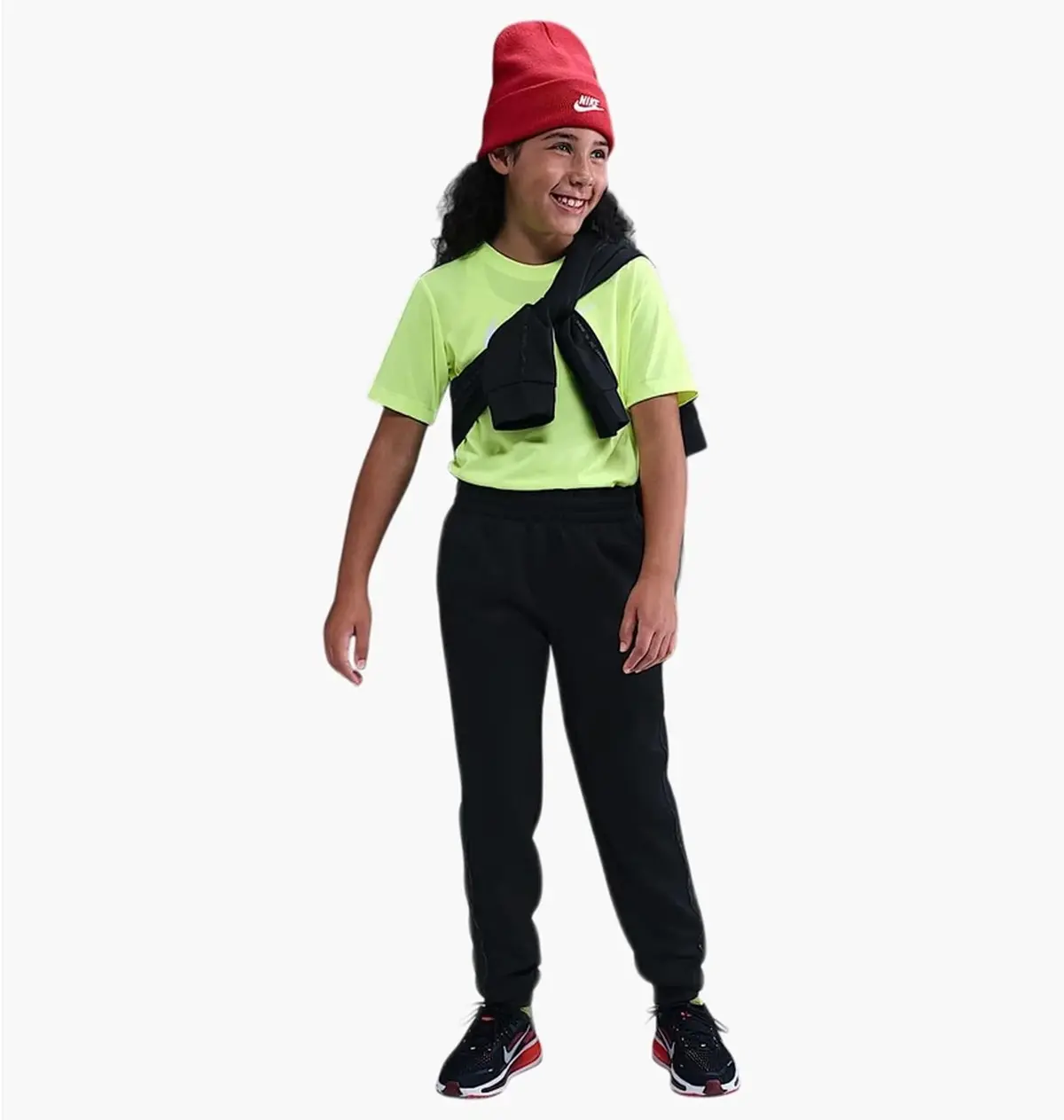 Брюки дитячі Nike Sportswear Multi Older Kids Dri- F I T Trousers Black