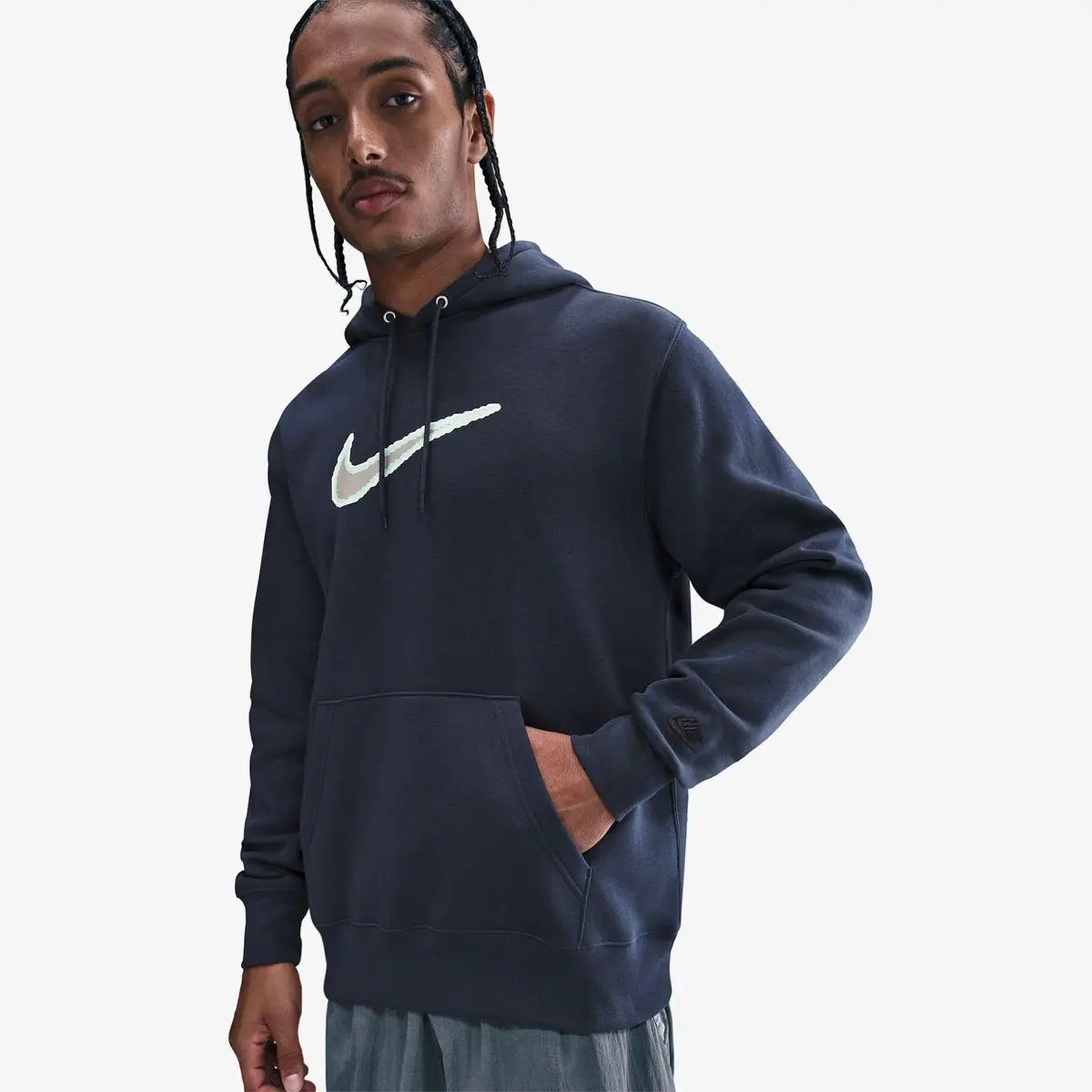 Кофта чоловіча Nike M Nk Club Bb Hdy Neo Varsity