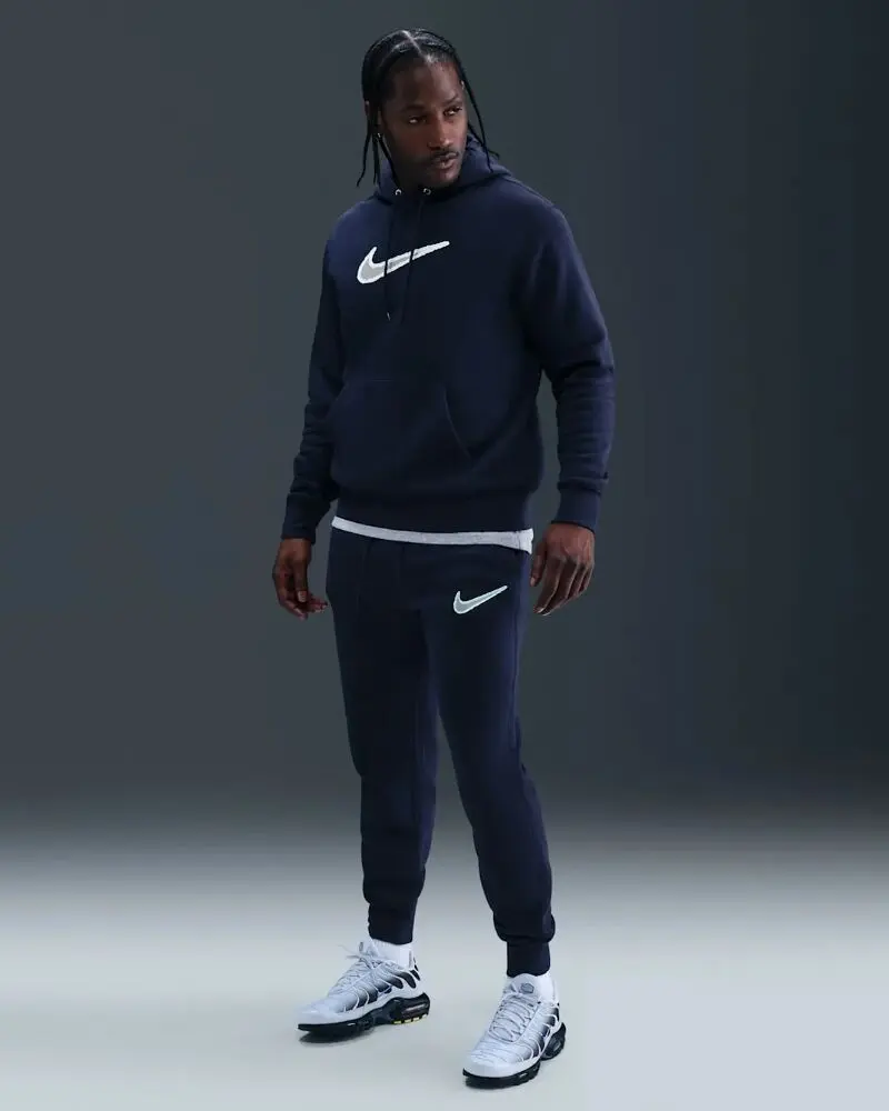 Брюки мужские Nike Club Fleece Cargo синие HV0865-451